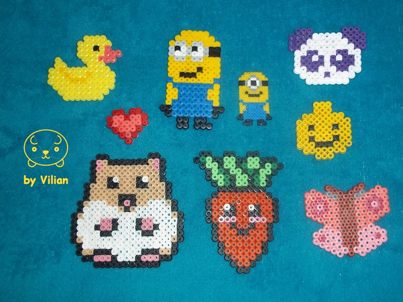 My first Hama beads creations by VilDeviant on DeviantArt