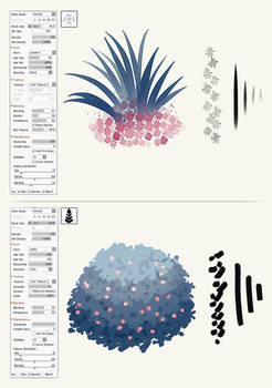 SAI 2 Foliage Brushes