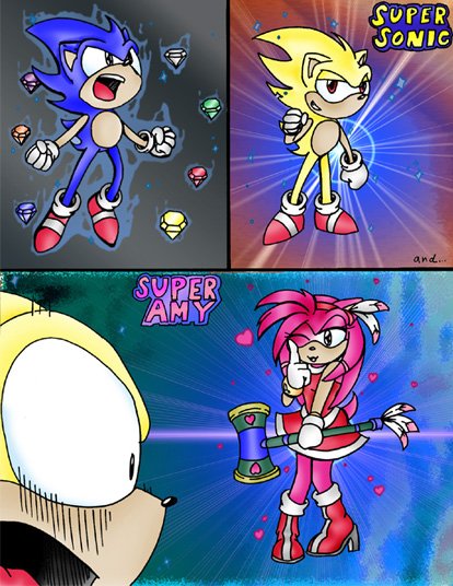 super sonic and amy = supersonamy Animated Picture Codes and Downloads  #67251700,247999409