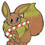 Holiday Eevee magnet