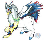 Mythical birdy by tierafoxglove
