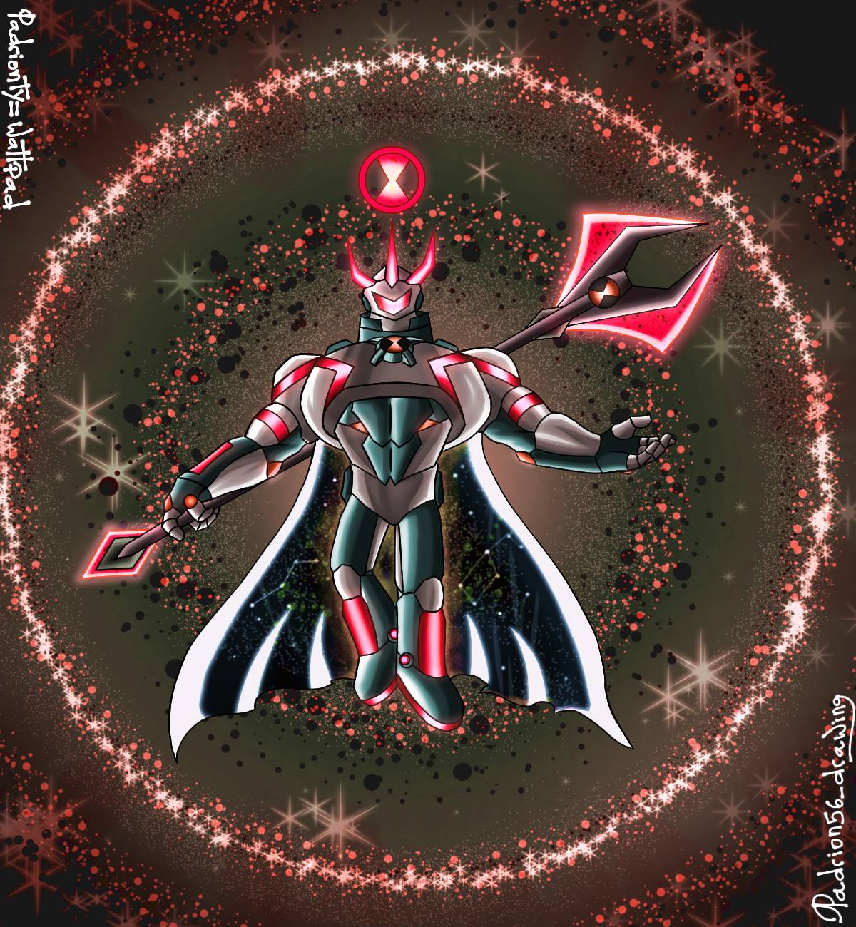 Omni-X armored (alien X omni-kix) version albedo