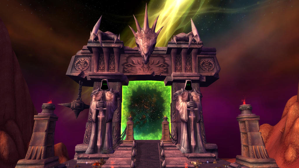 Где темный портал. Warcraft врата бездны. Warcraft 3 Burning Crusade. Burning Crusade 2007. ВОВ Бернинг Крусейд.