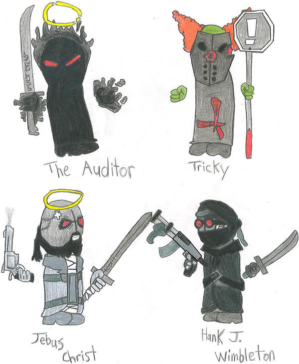 Madness combat main characters by hesnotdead on DeviantArt