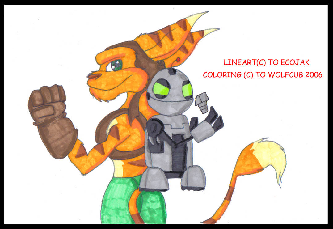 Eco jak collab R+C by wolfcub on DeviantArt