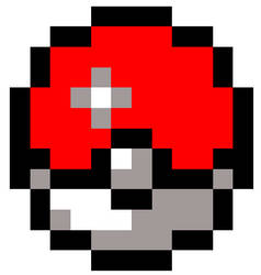 Pixel Art Pokeball