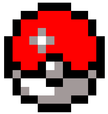 Pixel Art Pokeball by Benjaminoon on DeviantArt