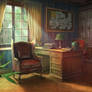 The writer's office