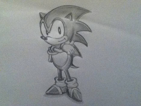 Classic Sonic sketch