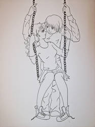 The Swing: LineArt