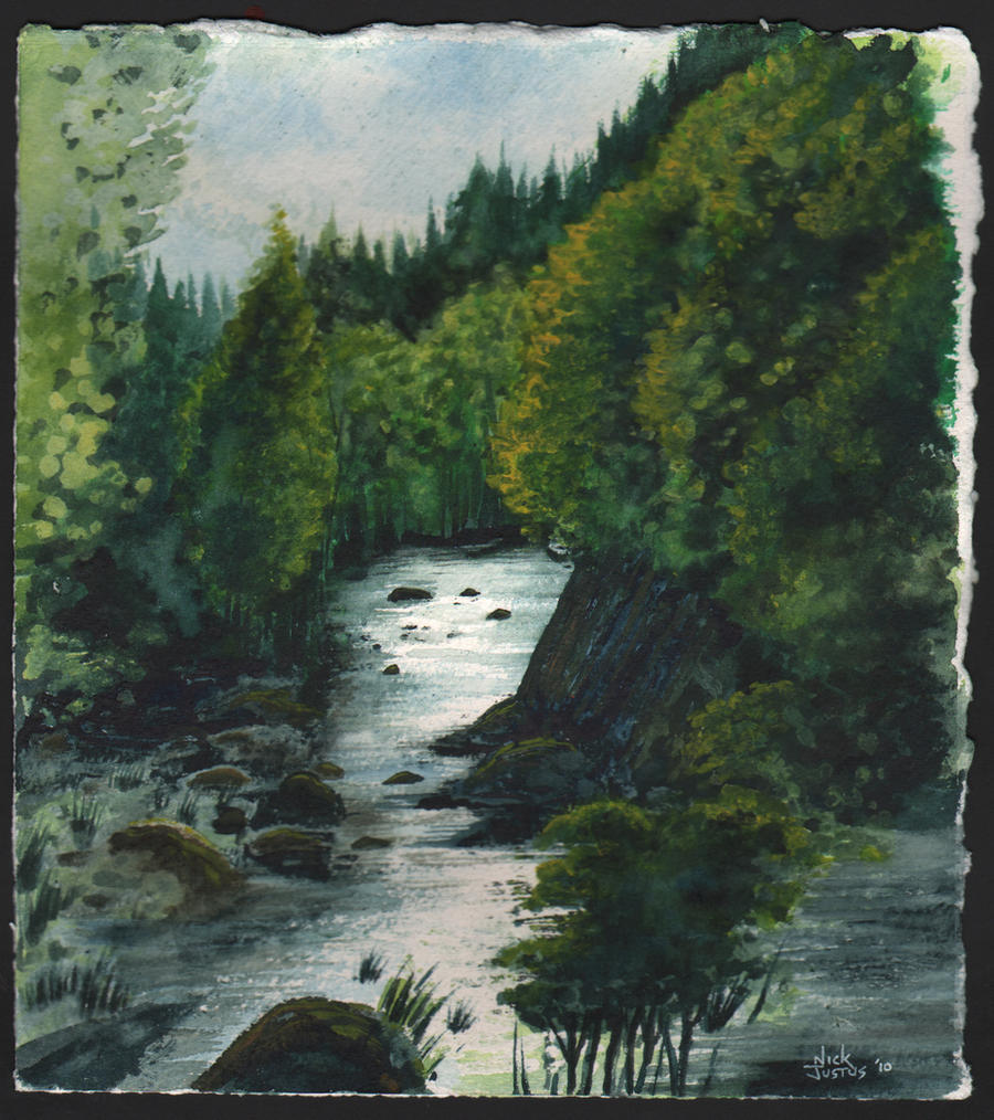 Watercolor Landscape 2