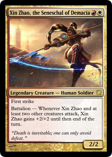 Xin Zhao, the Seneschal of Demacia