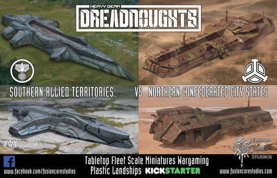 Heavy Gear Dreadnoughts Kickstarter