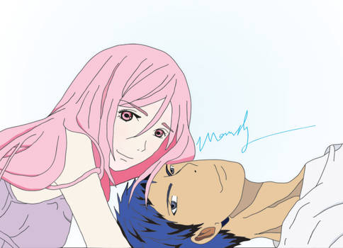 [Fanart] Momoi satsuki x Aomine Daiki