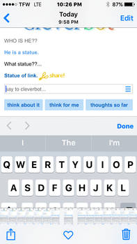 Short conversations with Cleverbot (12)