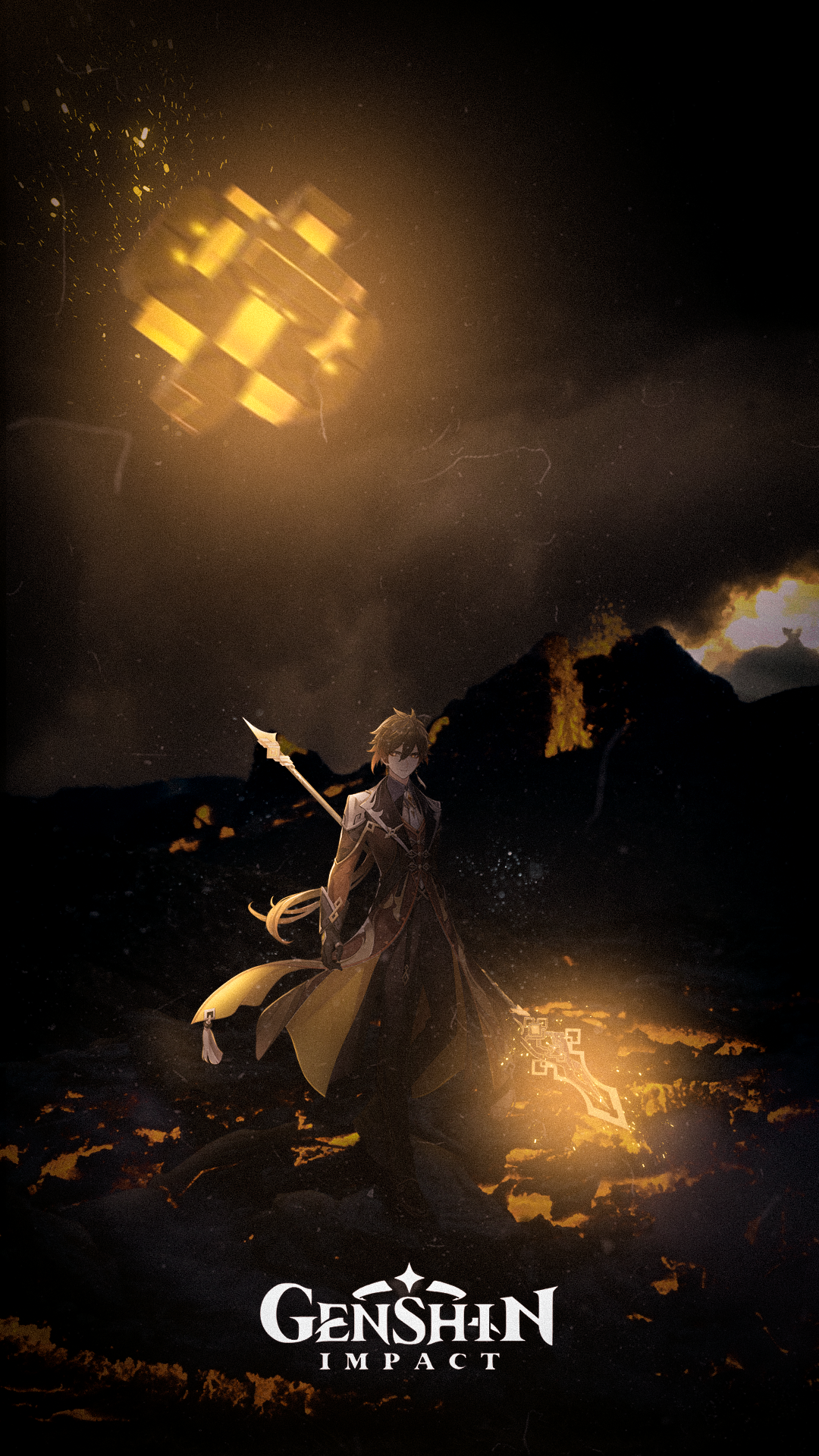 Zhongli Genshin Impact Iphone Wallpaper By Tpress57 On Deviantart