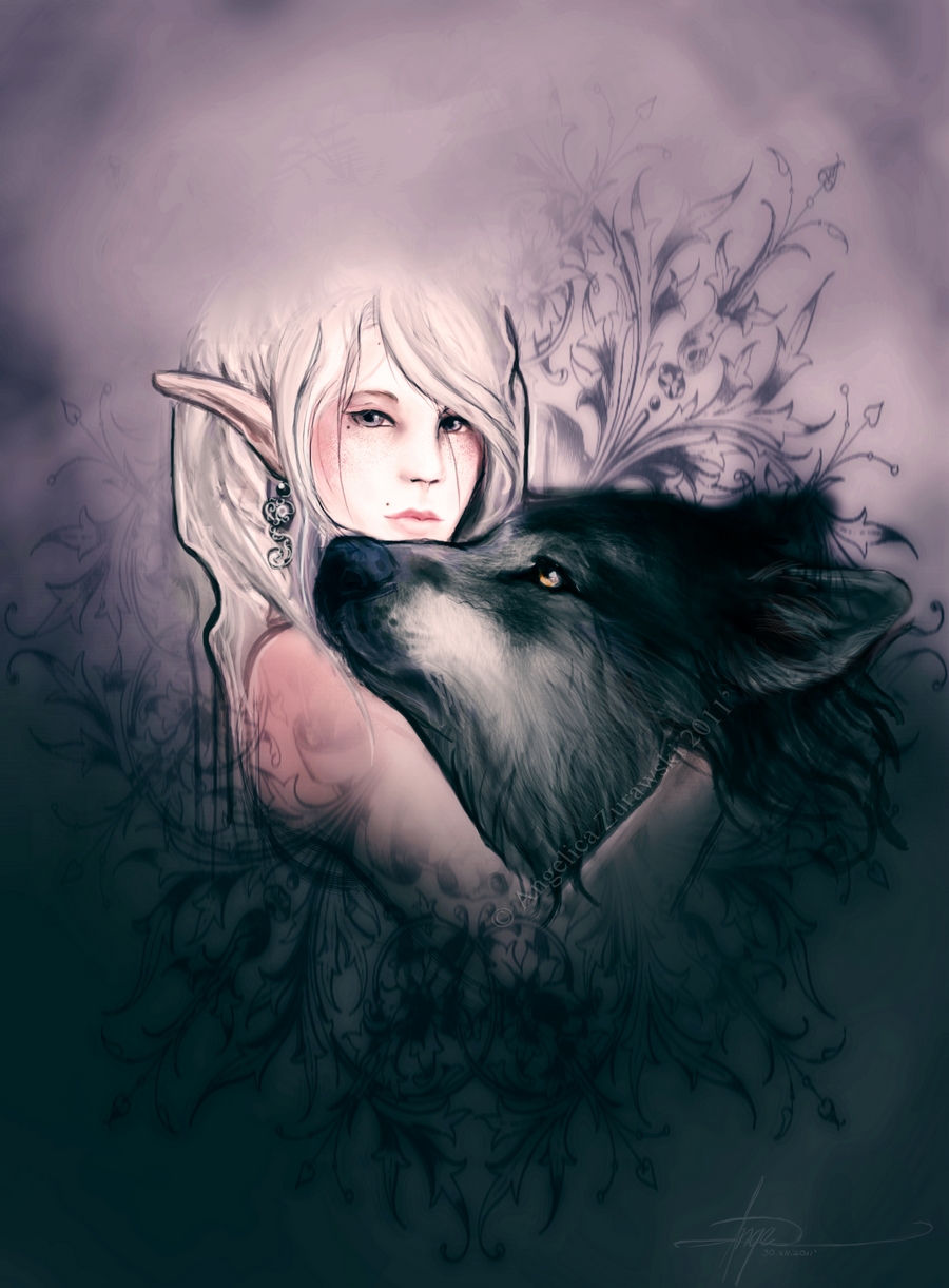 Elf and wolf