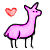 Free Llama Avatar Pink