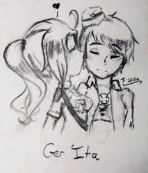 [APH] Chu~! - nyo!GerIta