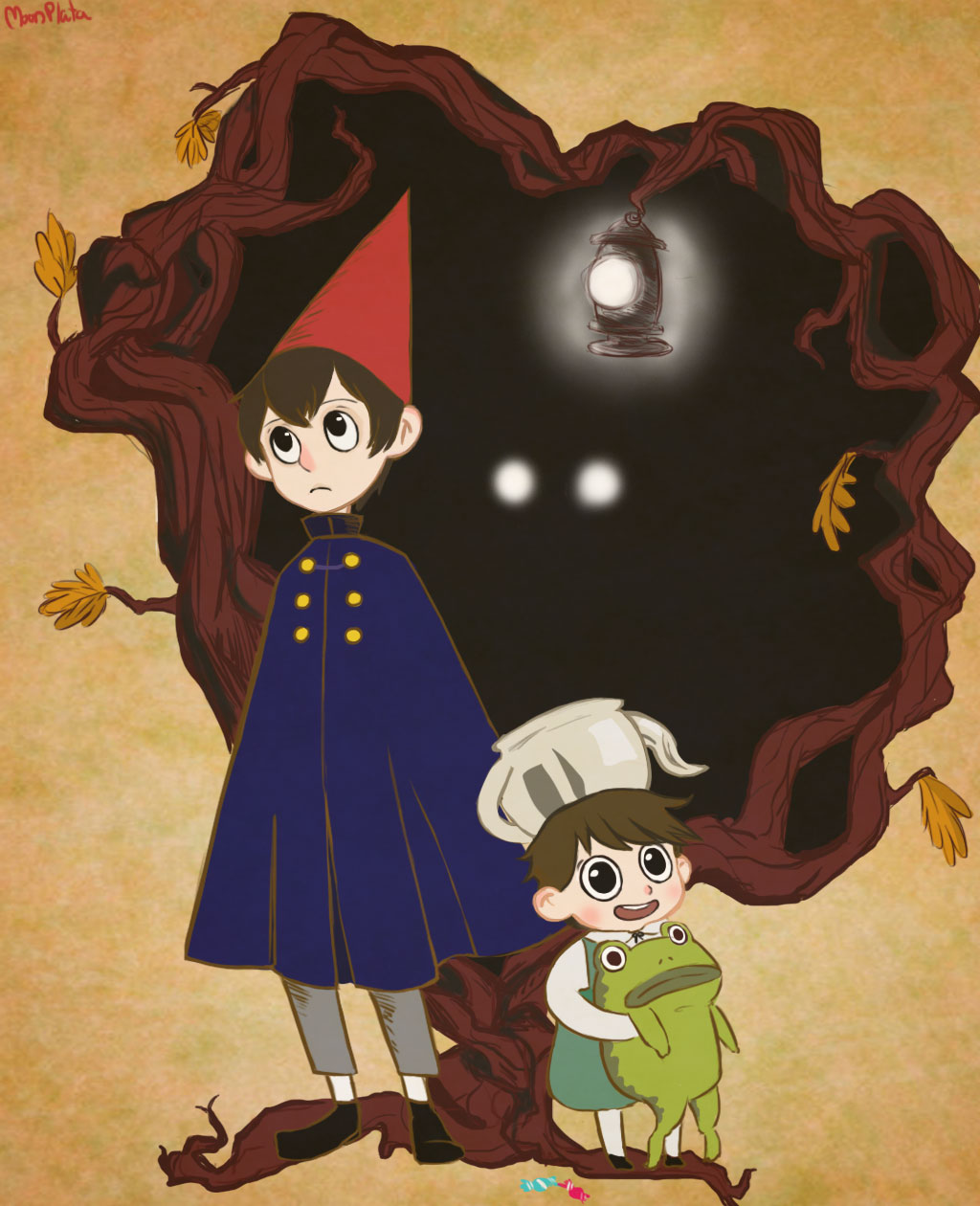 Over the garden wall