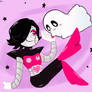 chibi mettaton and blooky