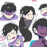 Ichimatsu doodles