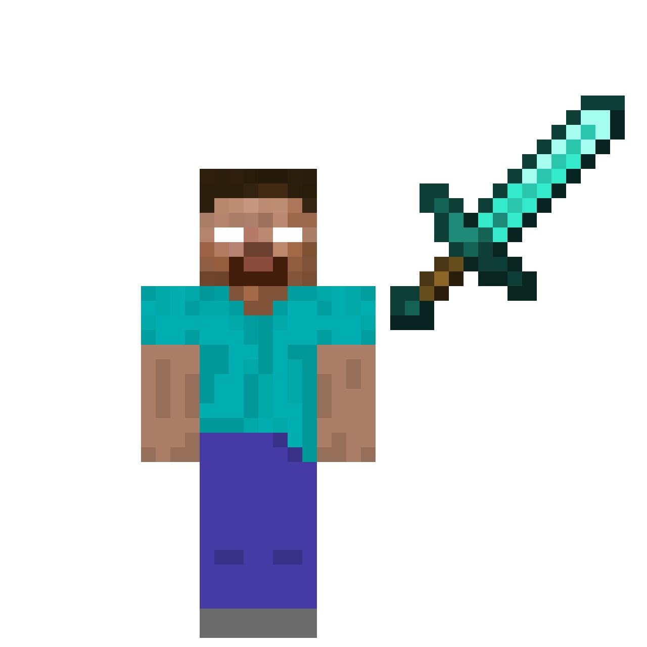 espada do herobrine implacavel