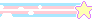 Transgender Pride Flag Shooting Star