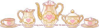 [$] Vintage Tea Set [NF2U] by King-Lulu-Deer
