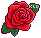 Red Rose (Meaning: Love and Romance) by King-Lulu-Deer