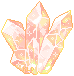 Peach Crystal Cluster