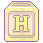 H Letter Block by King-Lulu-Deer