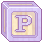P Letter Block by King-Lulu-Deer