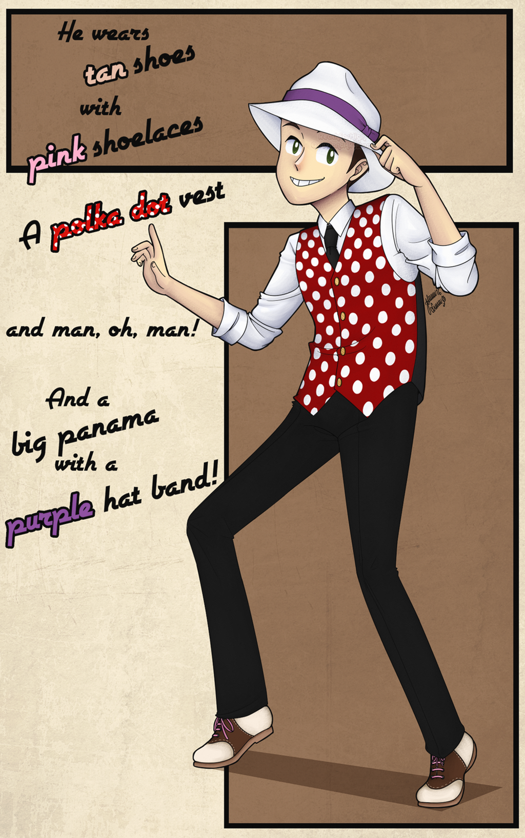 Tan shoes and pink shoelaces sales