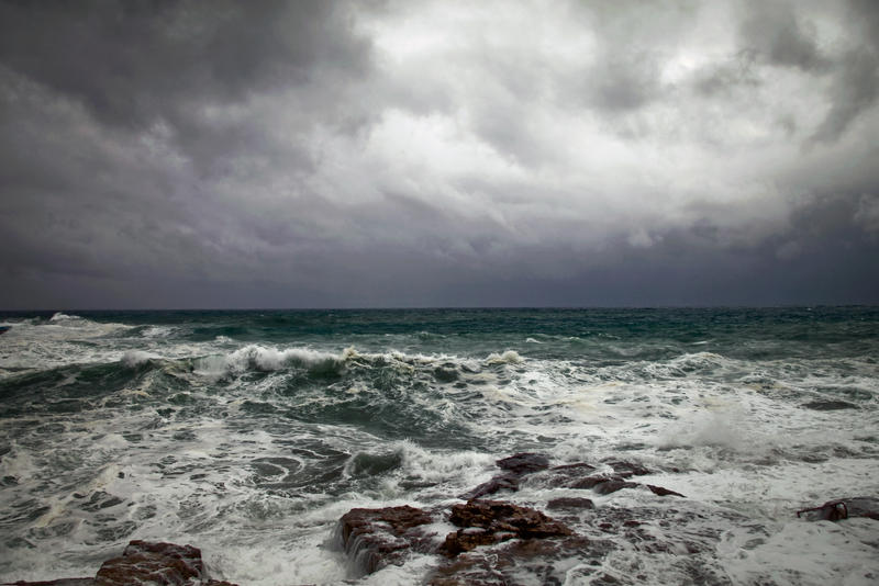 Stormy sea by koko-stock