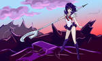 Tomoe Hotaru sailor Saturn by Prywinko