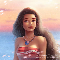 Moana (speedpaint screen redraw)