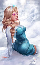 Elsa - icy breath by Prywinko