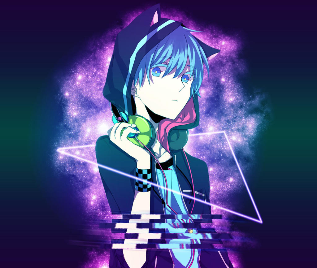 Anime boy pfp (Blue) Art by HRPlusDesign on DeviantArt