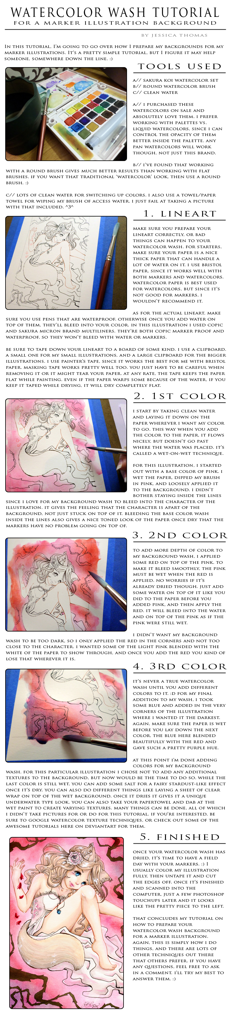 Watercolor Wash Background Tutorial