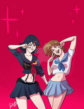 KLK: Ryuko And Mako