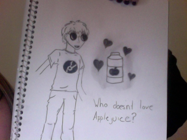 Dave Strider + Apple Juice = LOVE