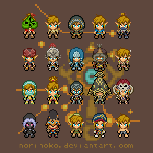 Link Pixel Art - Legend of Zelda by SmoothMoney on DeviantArt