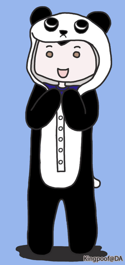 Panda kigurumi