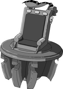 Lifter Throne grey scale