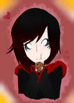 Ruby Rose goes Nom .:RWBY:. by IcyBloodRaven