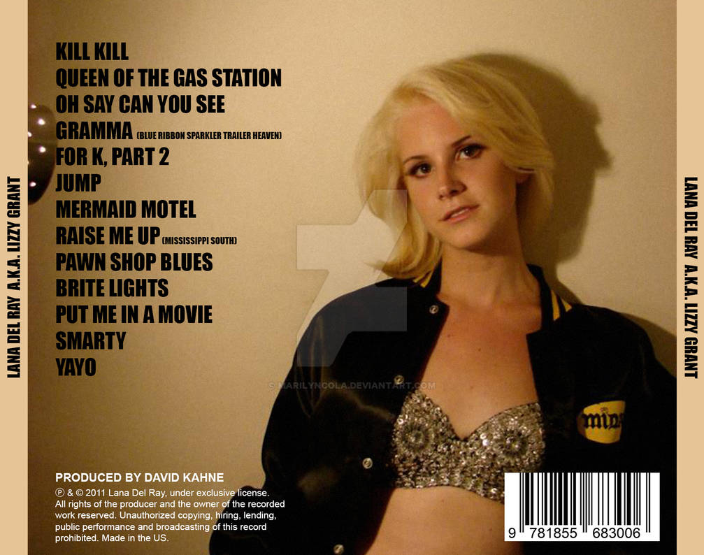 Lana Del Rey Lana Del Ray AKA Lizzy Grant by marilyncola on DeviantArt Lana Del Rey Lana Del Ray AKA Lizzy Grant by marilyncola on DeviantArt