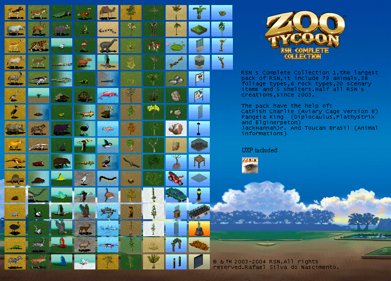 RSN Complete Collection Pack - Zoo Tycoon - ForumsClub