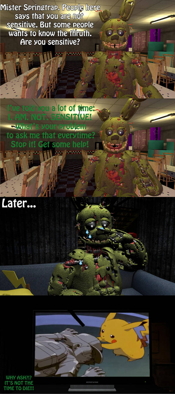 Springtrap Interview (SFM FNAF) Interview 02-Sensitive Springtrap by TheNightmareSimon on ...