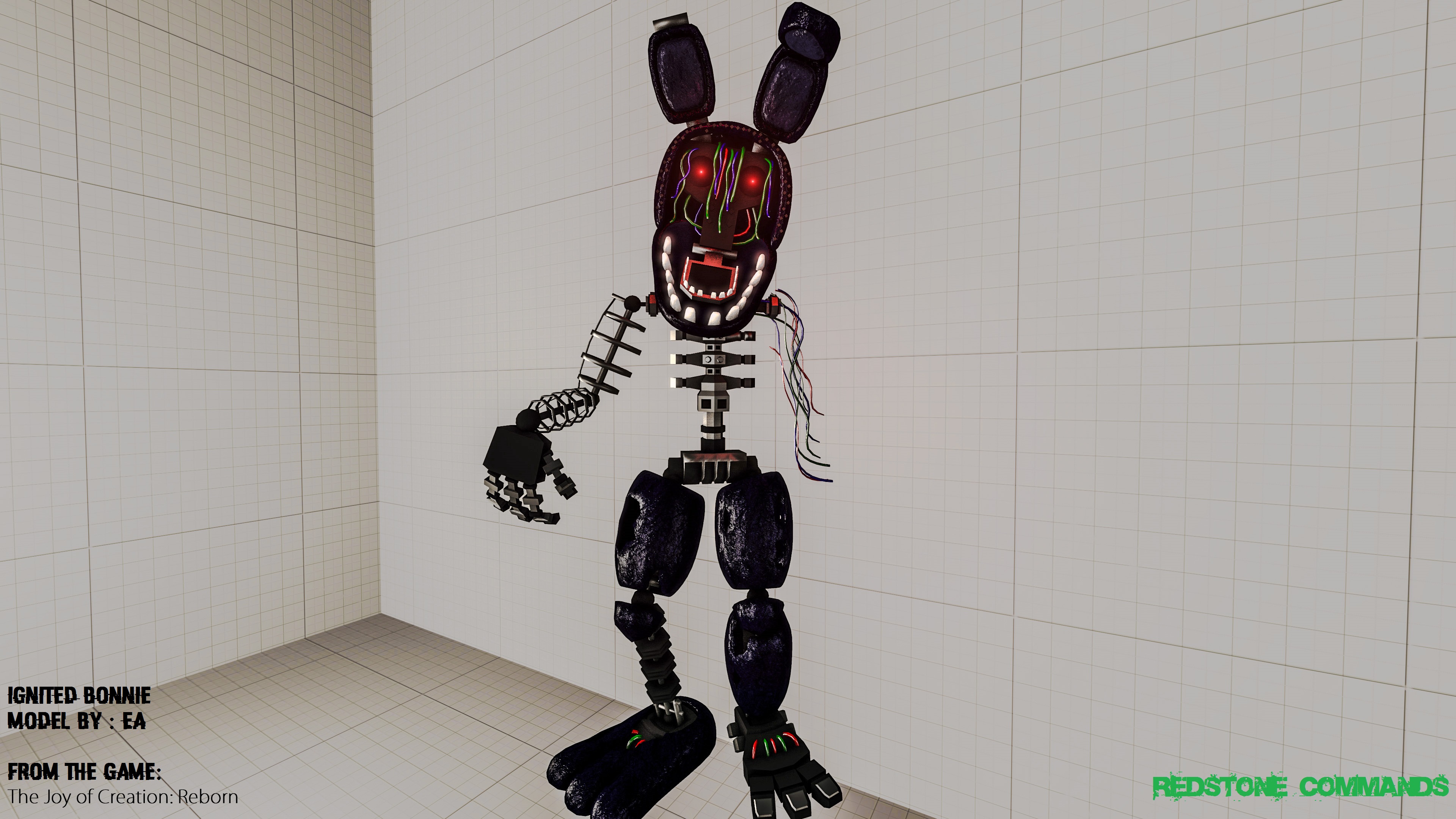 Ignited Bonnie Model[TJOC:R Fan Model} by FazbearAnimator on DeviantArt